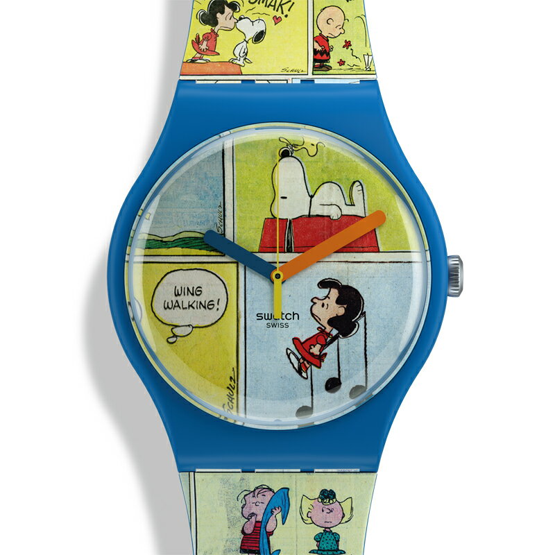 正規品 スウォッチ swatch × ピーナッツ Peanuts コミック・ストリップ ウォッチ SMAK! SO29Z108【2年保証】メンズ …