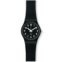 正規品 swatch (スウォッチ) 腕時計 レディース LB170E GENT LADY BLACK SINGLE レディ ブラック シングル ブラック 安心の2年保証 贈り物 プレゼント 誕生日 deal0304