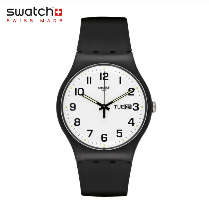 スウォッチ 腕時計（メンズ） 父の日 正規品 swatch (スウォッチ) バイオ由来素材 腕時計 メンズ レディース NewGent TWICE AGAIN トゥワイスアゲイン SO29B703 スタイルを選ばない シンプルなデザイン フレッシャーズ 新生活 贈り物 プレゼント