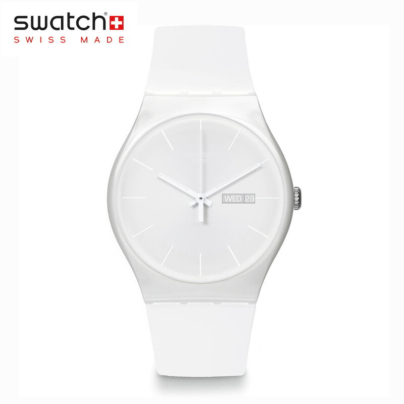 スウォッチ 腕時計（メンズ） 正規品 swatch (スウォッチ) SO29W704-S14 腕時計 メンズ レディース NEW GENT 安心の2年保証 WHITE REBEL ホワイトレーベル リニュアル バイオ由来素材 贈り物 プレゼント deal0304