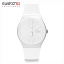 正規品 swatch (スウォッチ) SO29W704-S14 腕時計 メンズ レディース NEW GENT 安心の2年保証 WHITE REBEL ホワイト…