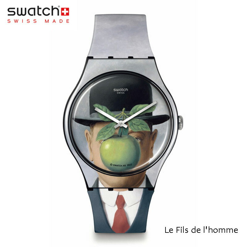 Swatch スウォッチ【国内正規品】ルネ・マグリット「Le Fils de l'homme」SUOZ350 Swatch Art Journey アート作品が…