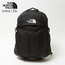 THE NORTH FACE リュック メンズ SURGE サージ NF0A52SG KX7 ブラック 大容量 31L ブランド バックパック NF0A52SGKX7 ノースフェイス メンズ レディース キャンプ アウトドア 旅行 タウンユース 通勤 通学