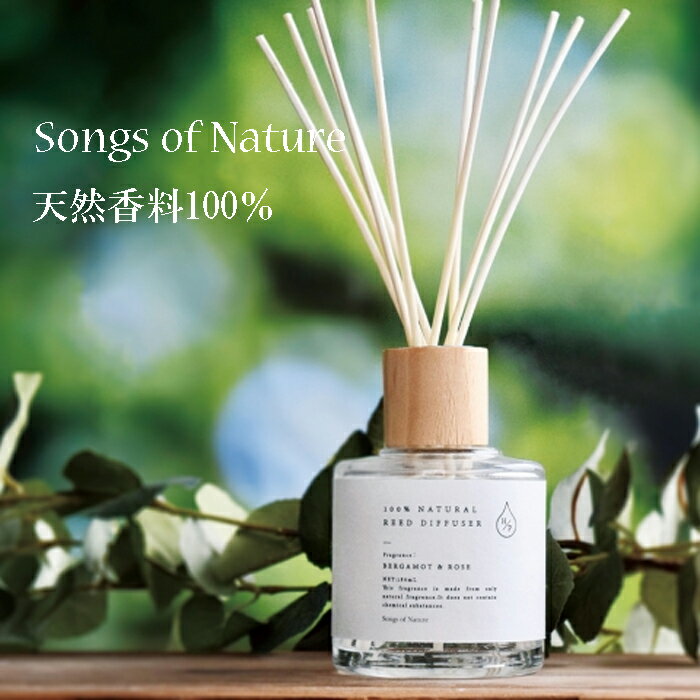 母の日 リードディフューザー 100% 天然由来 ART LAB HP 180ml Song of Nature 植物の香りで空間リフレッシュ HPD-103 ローズマリー & セージ 芳香剤 ルームフレグランス