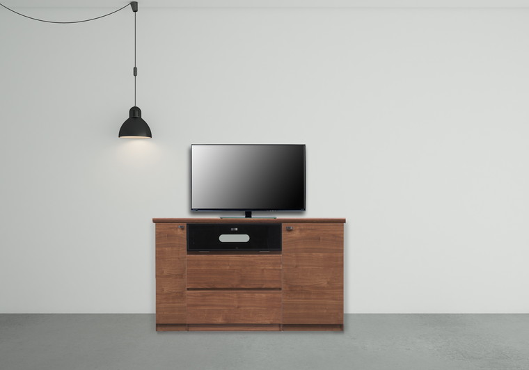 【自社製造商品/開梱設置送料無料】 ME テレビ台 チェスト 幅120cm リビングボード リビング収納 サイドボード リビング キャビネット 完成品 北欧 120幅 国産 大川家具 日本製 [2]