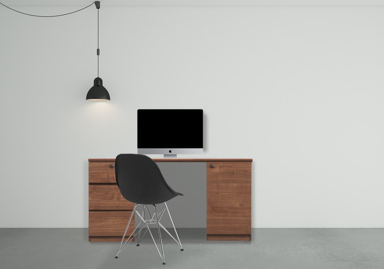 ★ 【自社製造商品/開梱設置送料無料】 ME パソコンデスク 140幅 パソコンデスク 木製 幅140cm パソコンデスク ハイタイプ pcデスク 書斎 デスク 完成品 北欧 国産 大川家具 日本製 [2]