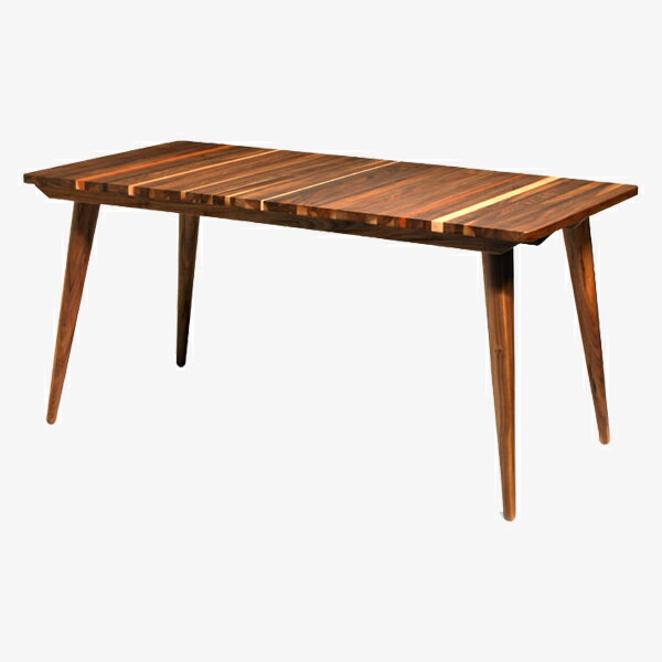 【開梱設置送料無料/受注製作】 JNM 幅150cm 奥行80cm 天然木 ダイニングテーブル 4人掛け 無垢 ダイニングテーブル 北欧 ダイニングテーブル 150 150幅 国産 大川家具 日本製 ブラウン [2]