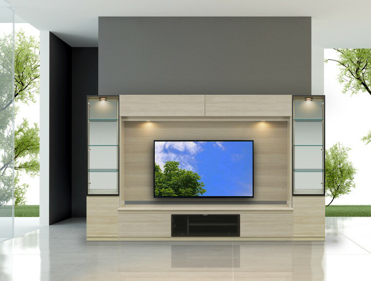 【開梱設置送料無料/受注製作】 CME 幅280CME 壁面収納 テレビボード TVボード テレビ台 リビング収納 キャビネット モダン tvボード tv台 完成品 280幅 国産 大川家具 日本製 おしゃれ 壁面収納