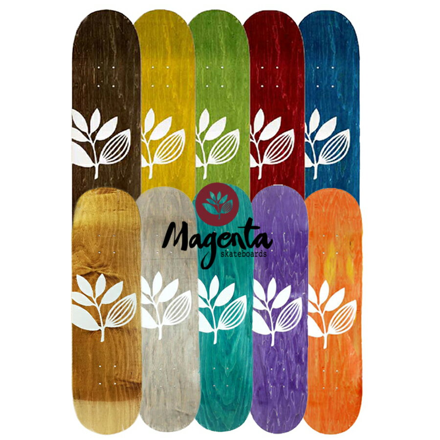 【最大2000円OFF★クーポン配布中♪】MAGENTA Team Logo decks 7.25 / 7.5 / 7.625 / 7.75 / 7.875 / 8.0 / 8.125 / 8.25 / 8.375 / 8.4 / 8.5 / 8.6 / 8.7 / 8.875マゼンタ デッキ スケートボード スケボー 板 DECK