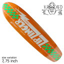 【5の付く日限定★11%OFFクーポン配布中!!】KROOKED デッキ スケートボード gonz クルーザー DECK ZIP ZINGER CLASSIC ...