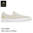 【30日限定10％OFF★1日限定11 OFFクーポン配布中 】Emerica エメリカ スニーカー スリッポン スケートボード スケボー 靴 WINO G6 SLIP ON X THIS IS SKATEBOARDING WHITE メンズ レディース