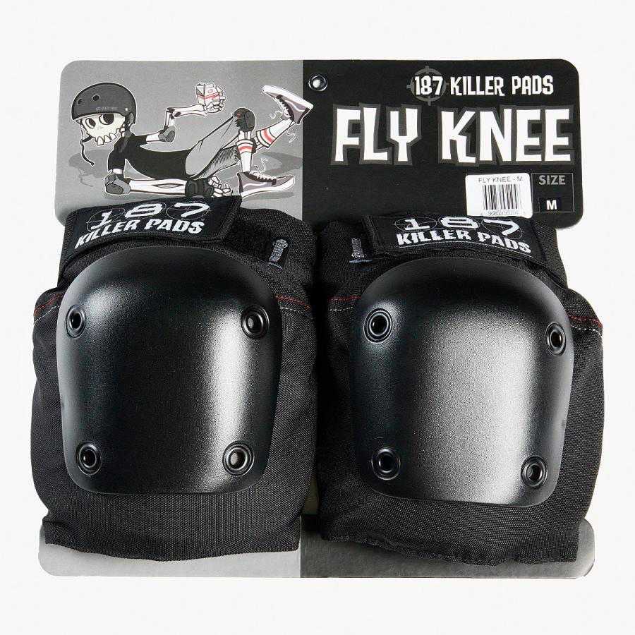 【最大2000円OFF★クーポン配布中♪】プロテクター 187 KILLER PADS FLY KNEE PAD XS S M L BLACK 187 キラーパッド ニーパッド 膝パッド セーフティーパッド スケボー エクストリーム 黒