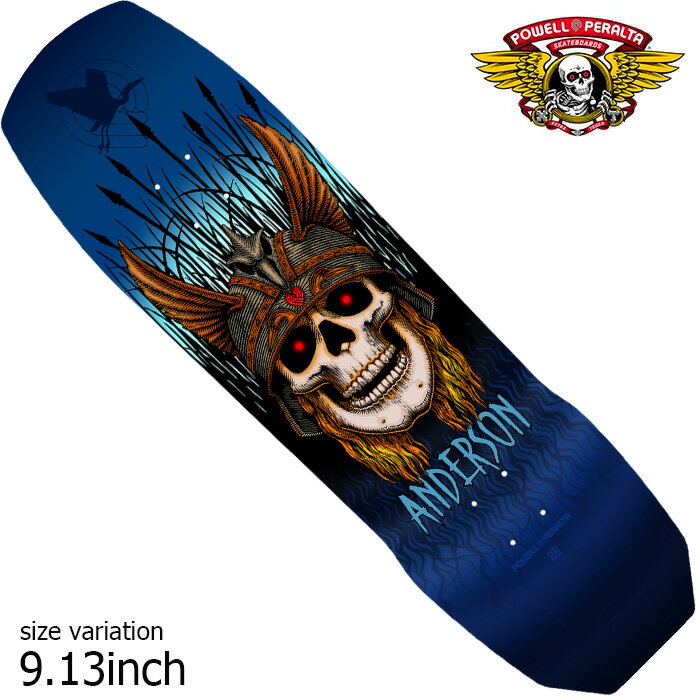 POWELL PERALTA パウエルペラルタ デッキ スケボー ANDY ANDERSON HERON SKULL 9.13 inch スケートボード SKATEBOARD パウエル 板