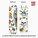 【LINE登録限定★10%OFFクーポン配布中!!】DEATHWISH デスウィッシュ デッキ スケボー スケートボード JH ENDLESS ABYSS DECK 8.5inch / JH NEVER BREATHE AGAIN 8.25inch