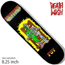 【20日は0の付く日★10％OFFクーポン配布中♪】DEATHWISH デスウィッシュ デッキ スケボー スケートボード FOY 423 8.25inch