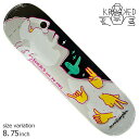 【5の付く日限定★11%OFFクーポン配布中!!】KROOKED GONZ OUT MY EARS 8.75inch デッキ スケートボード スケボー クルキッ...