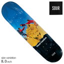 【最大2000円OFF★クーポン配布中♪】SOUR FA-22 Oscar Baby 8.0 inch スケートボード デッキ サワー スケボー SKATEBOARD 板