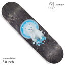 【20日は0の付く日★10％OFFクーポン配布中♪】RIPNDIP スケボー デッキ リップンディップ 猫 Sprinkles Deck 8.0inch Black スケートボード ネコ