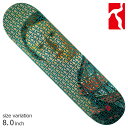 【5の付く日限定★11%OFFクーポン配布中!!】POETIC COLLECTIVE ポエティックコレクティブ スケボーデッキ Painting (Med.concave) Red/Bule 8.0 inch スケートボード 板