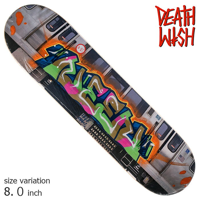 【20日は0の付く日★10％クーポン配布中♪】DEATHWISH デスウィッシュ デッキ スケボー スケートボード NEEN NEEN L TRAIN 8.0inch