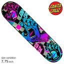 【5月1日ワンダフルデー 11 OFF★クーポン配布中♪】SANTA CRUZ サンタクルーズ デッキ スケボー CHECK TRIP HAND 7.75inch スケートボード 板 SKATEBOARD