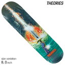 【5の付く日限定★11%OFFクーポン配布中!!】THEORIES セオリーズ デッキ スケボー EXCALIBUR DECK 8.0inch スケートボード