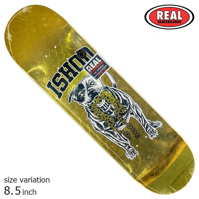 【代引可】 楽天市場】real skateboard 8.5の通販 デッキ