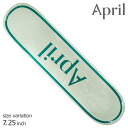 【ワンダフルデー限定★11%OFFクーポン配布中!!】April エイプリル デッキ スケボー MINI OG LOGO 7.25 inch スケートボード S...