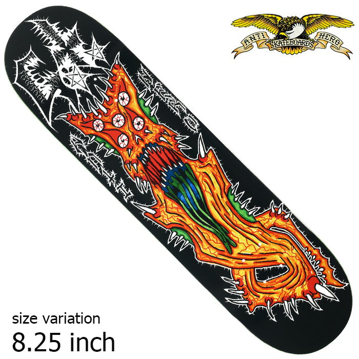 【5の付く日限定★11％OFFクーポン配布中♪】ANTIHERO アンチヒーロー スケボー デッキ G.TAYLOR PROFANE CREATION 8.25inch スケートボード SKATEBOARD アンタイヒーロー