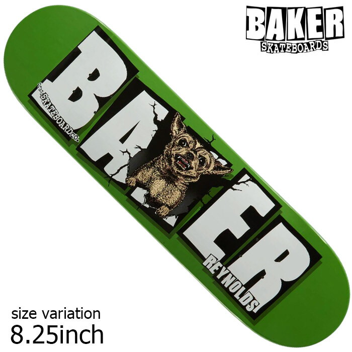 BAKER ベイカー ベーカー デッキ スケートボード スケボー REYNOLDS EMERGERS 8.25 inch 板 パーク SKATEBOARD DECKのサムネイル