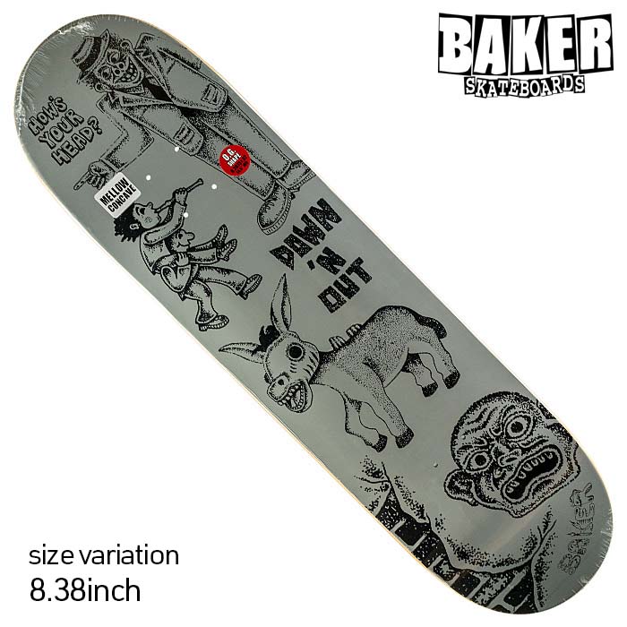 【6月1日はワンダフルデー開催★11%OFFクーポン配布中♪】BAKER JACOPO STOP AND THINK 8.38inch ベイカー ベーカー デッキ スケボー スケートボード ストリート 板 SKATEBOARD