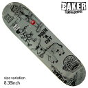 【5の付く日限定★11%OFFクーポン配布中!!】BAKER JACOPO STOP AND THINK 8.38inch ベイカー ベーカー デッキ スケボー...