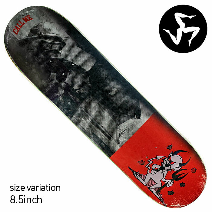 y25聚11%OFFN[|zzzCALL ME 917 White Devil Deck 8.5inch R[~[iCZu fbL XP[g{[h XP{[ Xg[g  SKATEBOARD