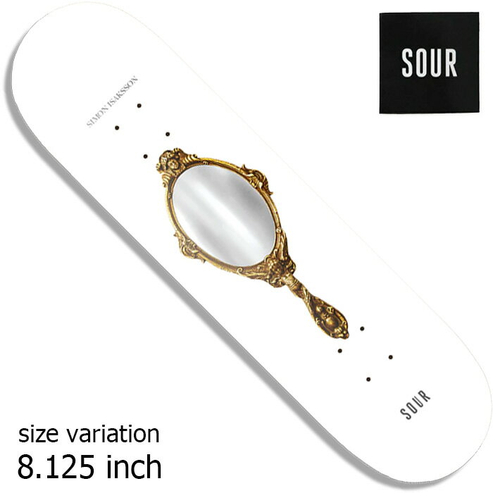 y25聚11%OFFN[|zzzSOUR T[ XP[g{[h XP{[ fbL Simon-Mirror 8.125inch DECK SKATEBOARD