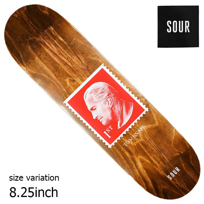 SOUR SU-23 Snape Stamp 8.25inch スケートボード デッキ サワー スケボー SKATEBOARD 板