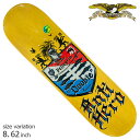 【0の付く日限定★10%OFFクーポン配布中!!】ANTIHERO DOOBIE COAT OF ARMS 8.62 inch アンチヒーロー スケボー デッキ...