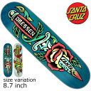 【LINE登録限定★10%OFFクーポン配布中!!】SANTA CRUZ DRESSEN ROSE DAGGER 8.7inch スケボー スケートボード デッ...
