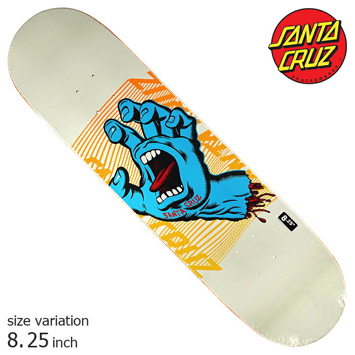 SANTA CRUZ SPLIT HAND 8.25inch スケボー スケートボード デッキ サンタクルーズ ストリート sk8 skateboard