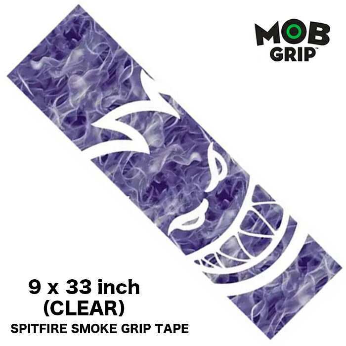 y200̕t10N[|zzzMOB GRIP u Obv fbLe[v XP{[ Xsbgt@CA SPITFIRE SMOKE GRIP TAPE CLEAR  XP[g{[h SK8