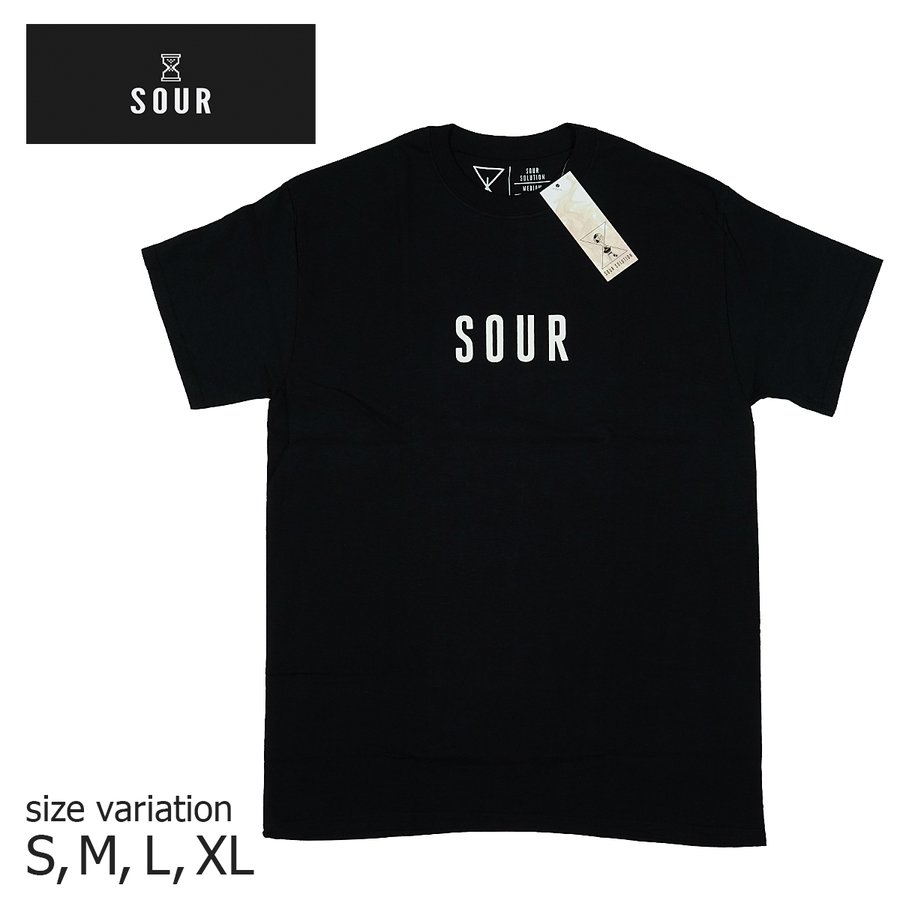 SOUR SOUR ARMY S/S TEE BLACK サワー Tシャツ 半袖 スケボー スケートボード メンズ