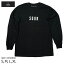 【5/9 20:00～最大2000円OFF★クーポン配布中♪】SOUR Army Longsleeve BLACK サワー ロングスリーブ ロンT Tシャツ スケートボード スケボー