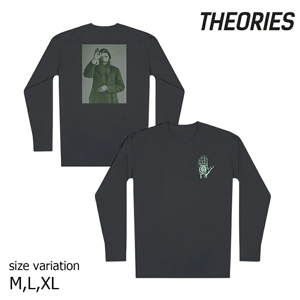 THEORIES REPSUTIN LONGSLEEVE TEE PEWTER セオリーズ ロングスリーブ ロンT 長袖 スケボー スケートボード ストリート