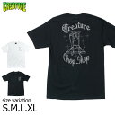 【店内全品10％OFF★10日はCRASSクーポン配布の日♪】CREATURE S/S-T HEADS WILL ROLL 22SP BLACK WHITE クリーチャー tシャツ 半袖　TEE スケボー　スケートボード メンズ レディース