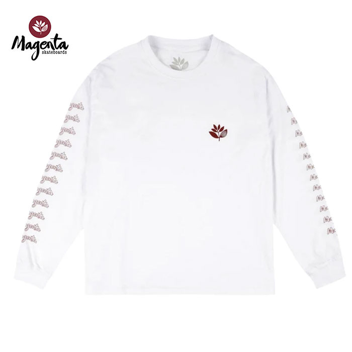 MAGENTA PLANT SCRIPT LS TEE マゼンタ ロンT ロングスリーブ 長袖 スケボー ストリート スケートボード
