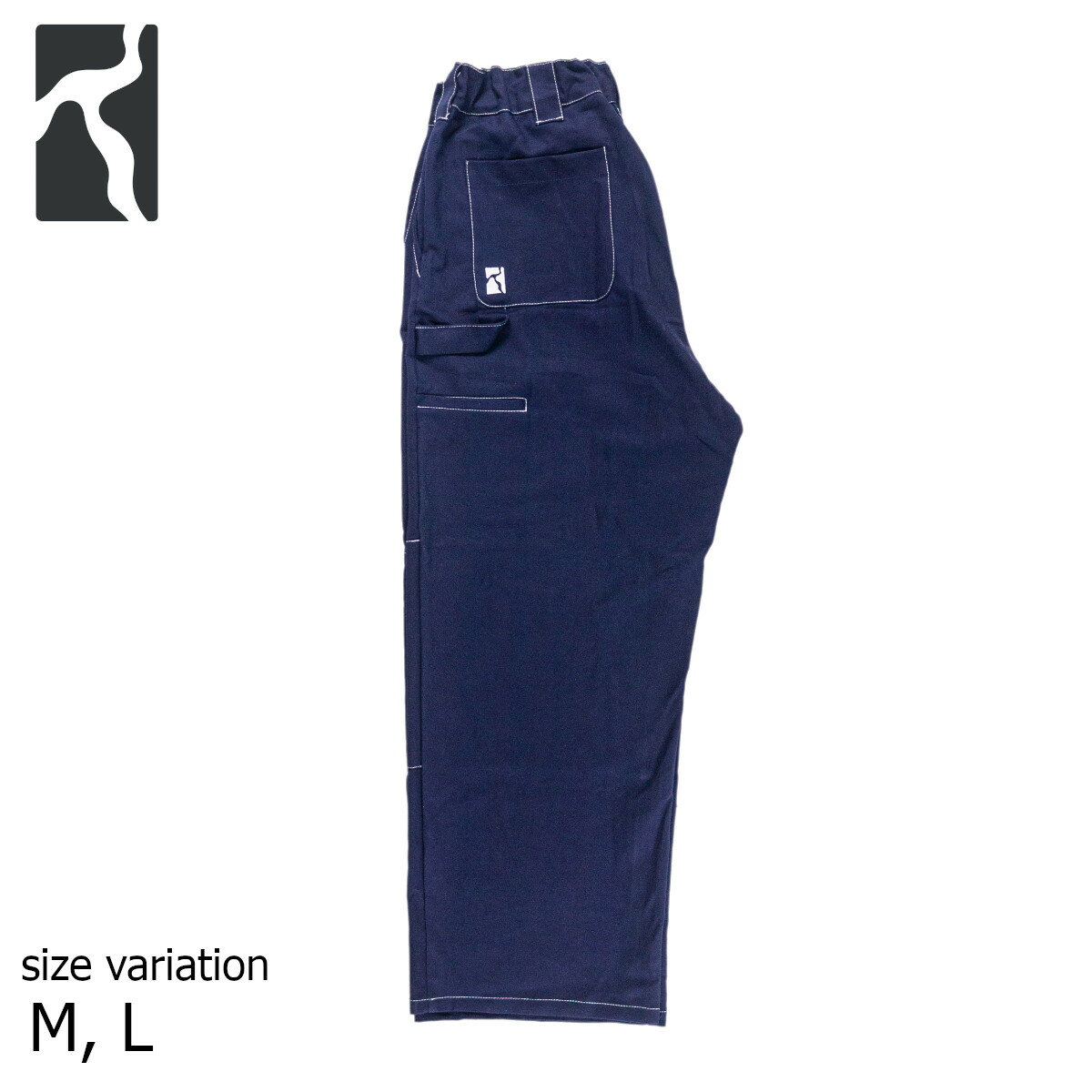 【LINE登録限定★10%OFFクーポン配布中!!】POETIC COLLECTIVE SCULPTOR PANTS NAVY/WHITE ポエティック コレクティブ スカルプターパンツ ボトム スケートボード スケボー