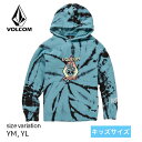 【店内全品10％OFF★10日はCRASSクーポン配布の日♪】VOLCOM CAIDEN DYE PO ヴォルコム ボルコム カジュアル フーディー PAQ パーカー スウェット ストリート スケートボード キッズ 子供 ユース