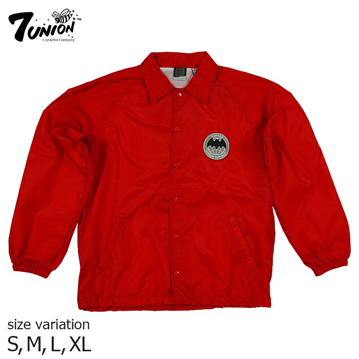 【5の付く日限定★11％OFFクーポン配布中♪】7UNION SPRB2011AW-11 COACH JACKET RED セブンユニオン コーチジャケット　ジャケット ストリート