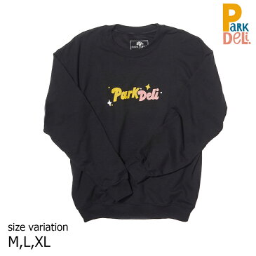 Park Deli X KATE PRIOR SOUP-ER CREWNECK BLACK パークデリ クルーネック トレーナー スケートボード スケボー