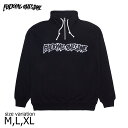 Fucking Awesome FA Quarter Zip Pullover Black ファッキングオーサム ファッキンオーサム フーディー パーカー プルオーバー トップス スケボー スケートボード