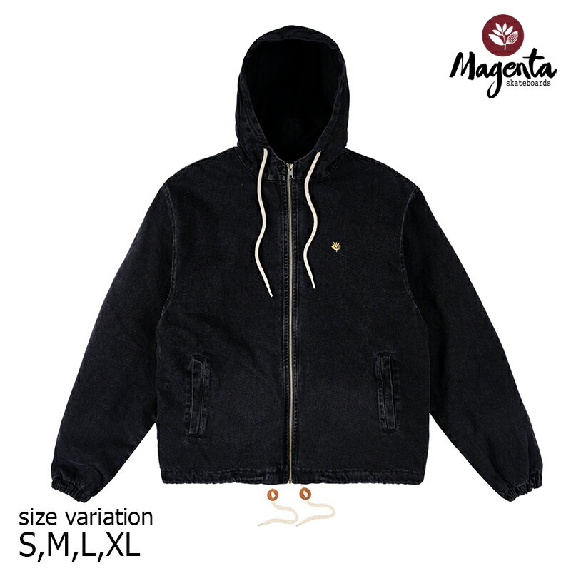 【20日は0の付く日★10％クーポン配布中♪】MAGENTA CITE DENIM JKT BLACK マゼンタ デニム ジャケット トップス ストリート スケートボード スケボー 長袖